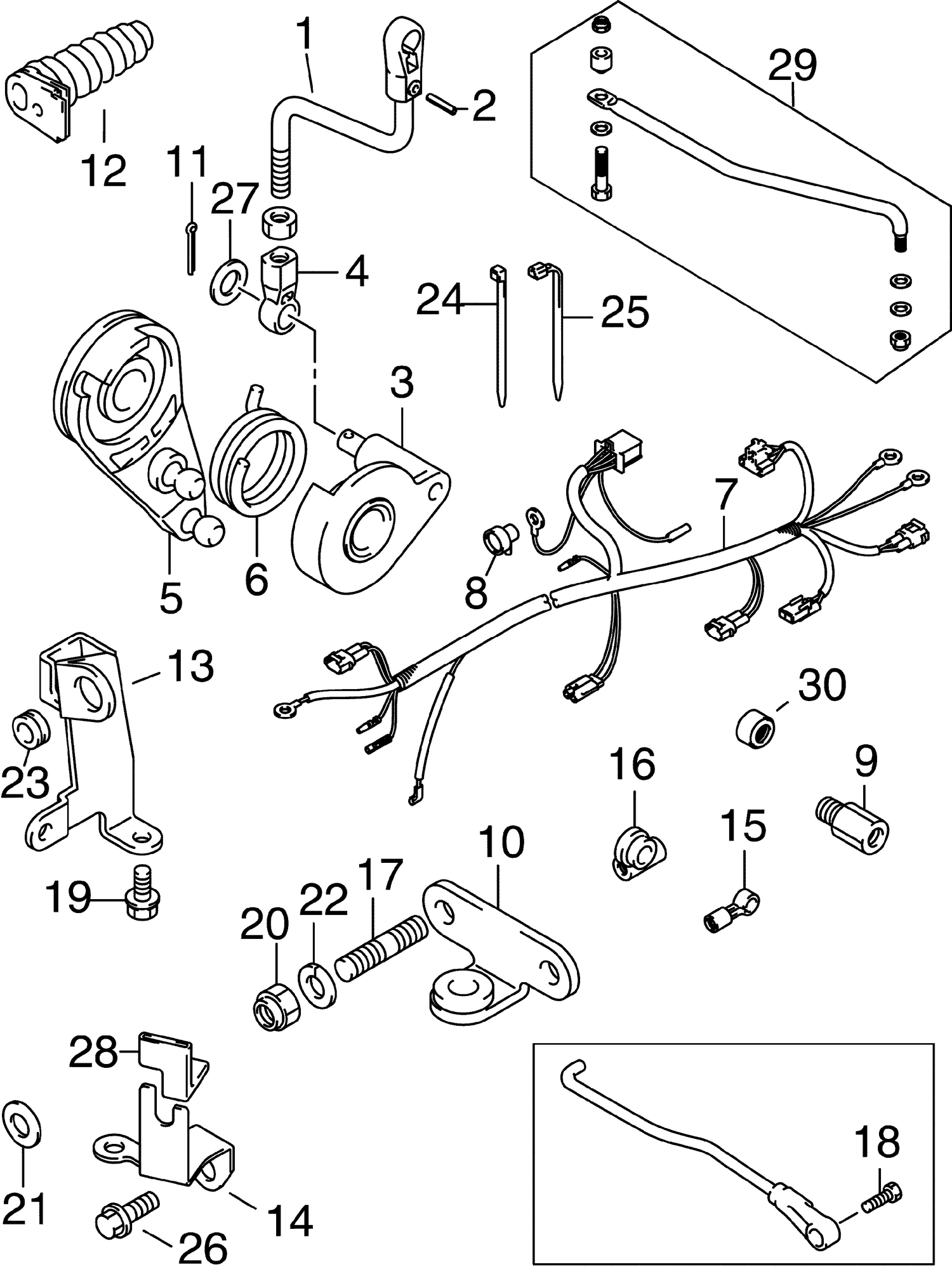 ADAPTER KIT - 9.9,15 HP (4-Stroke)