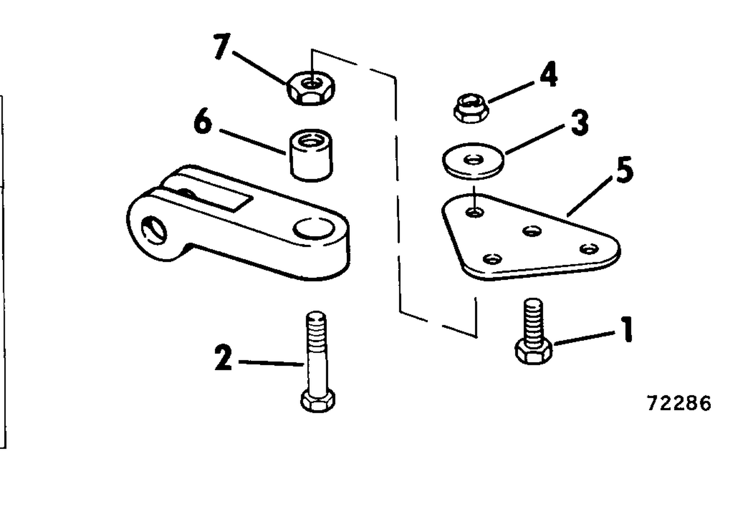 CONNECTOR KIT-DUAL CABLE STEERING 70-V6