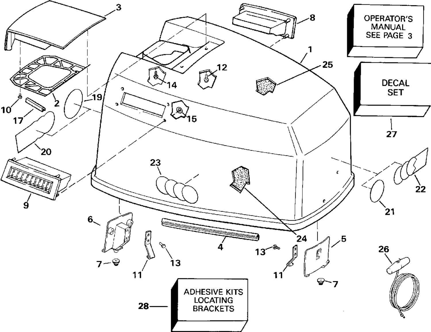 ENGINE COVER - 125 ESX