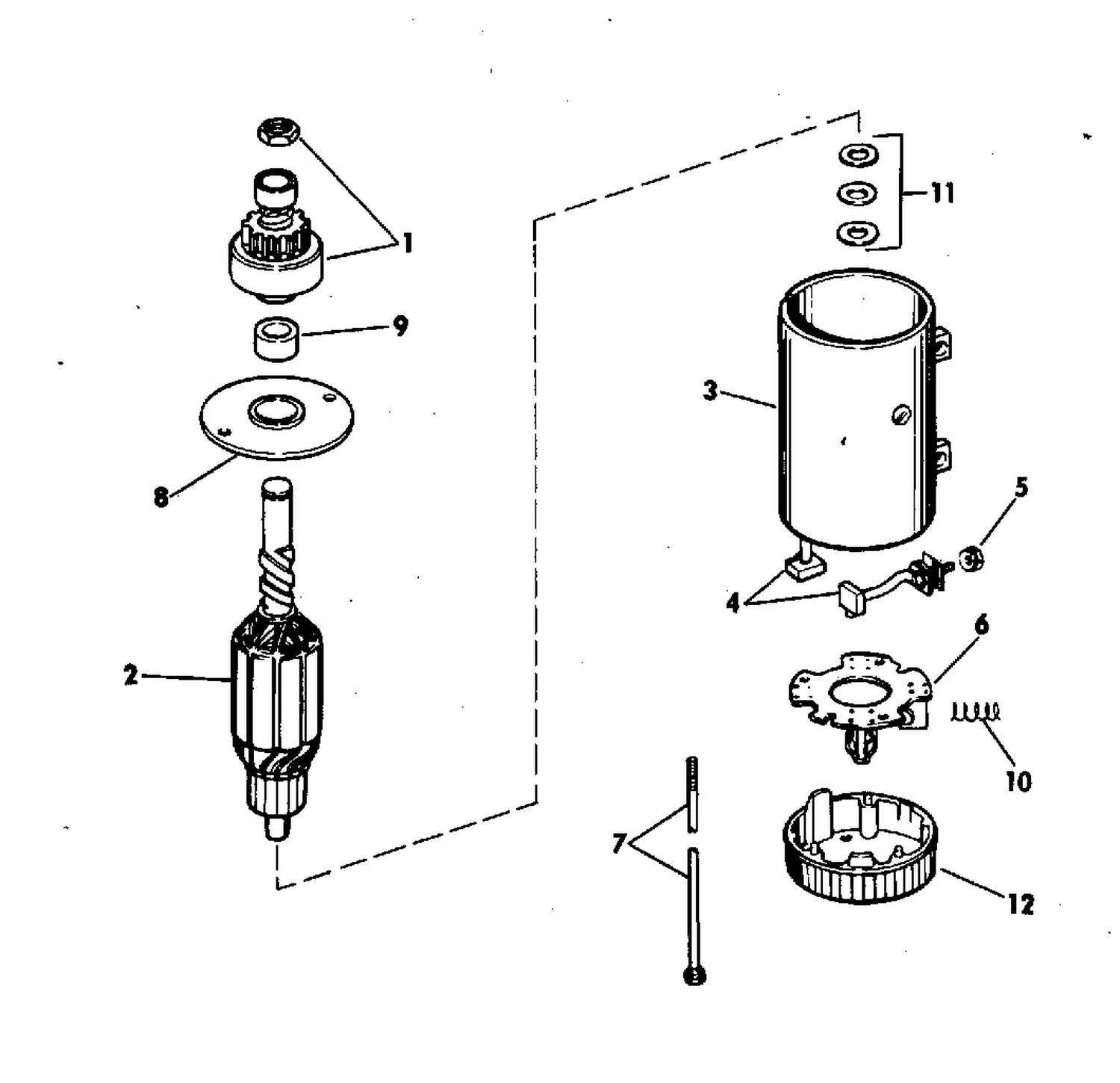 ELECTRIC STARTER PRESTOLITE MODELS MJL-4005
