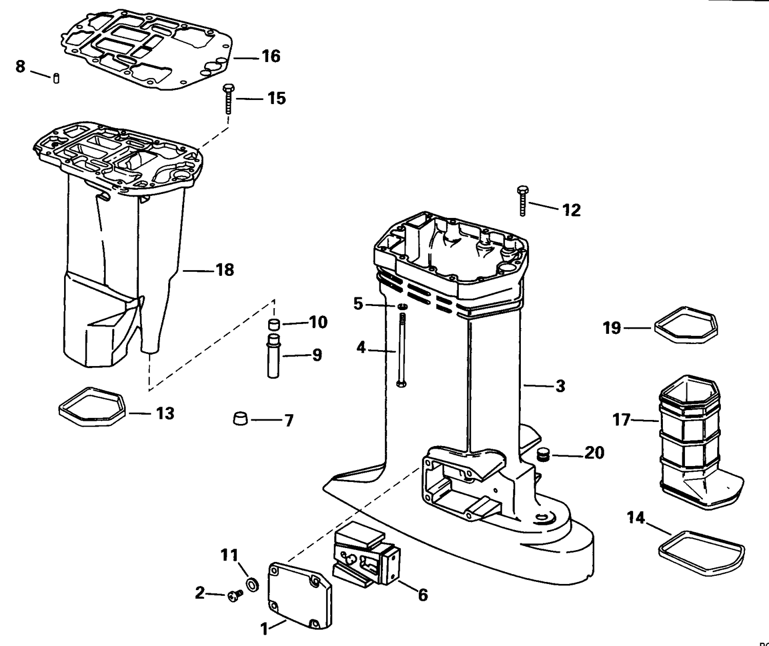 EXHAUST HOUSING