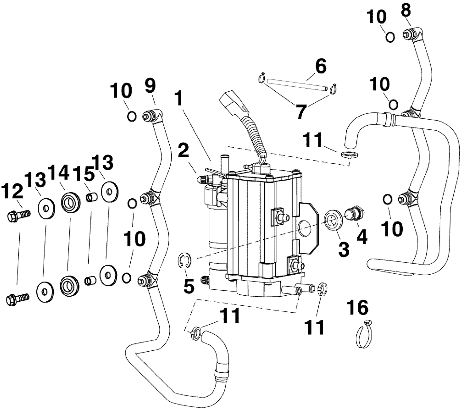 FUEL PUMP & VAPOR SEPARATOR
