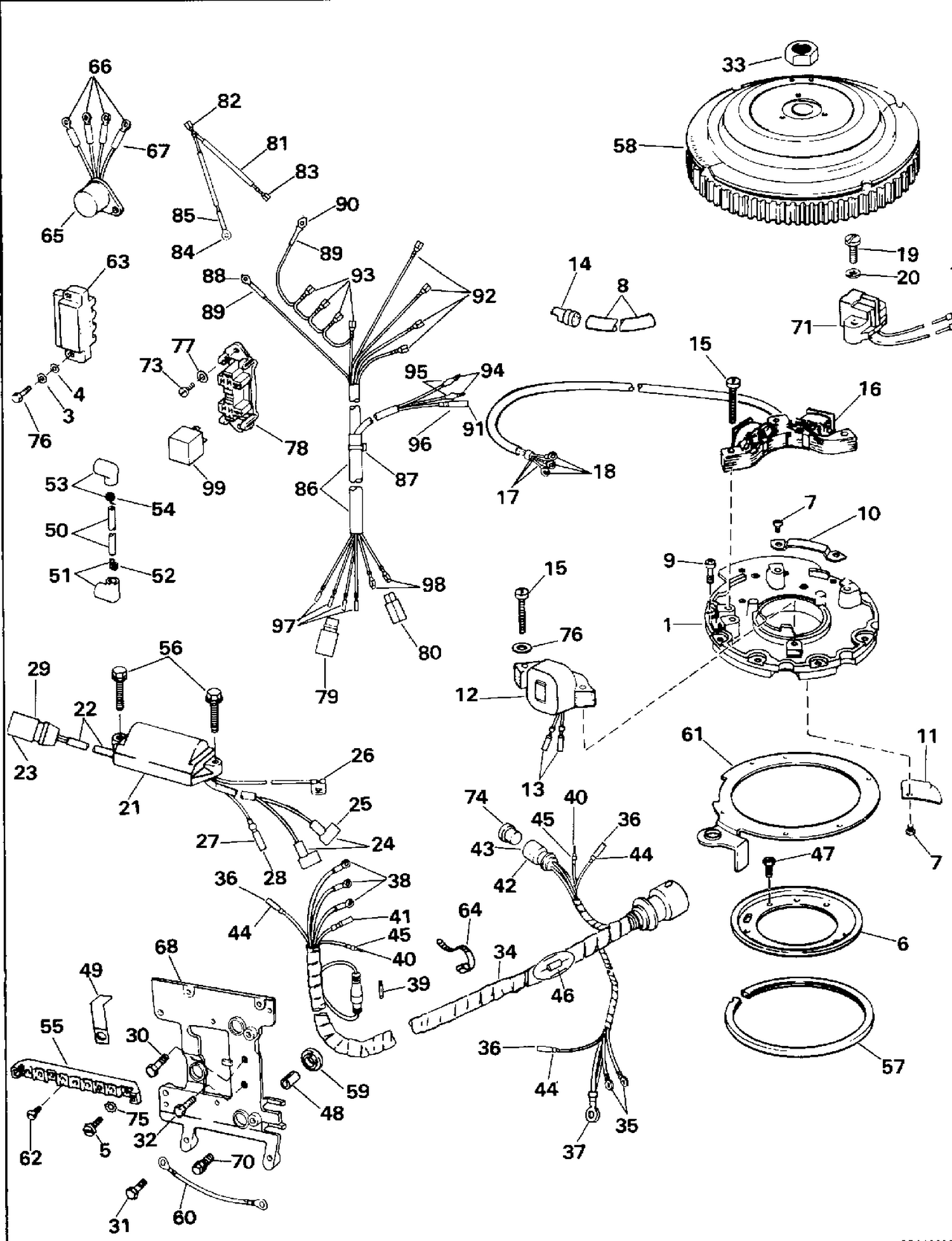 IGNITION SYSTEM - ELECTRIC START AND TL MODELS ONLY