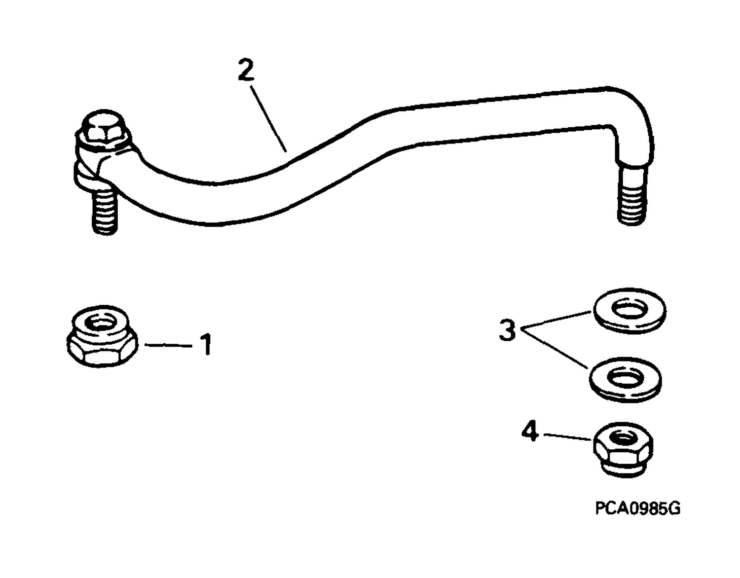 STEERING LINK KIT -- R4, EL4, EBL4 MODELS ONLY