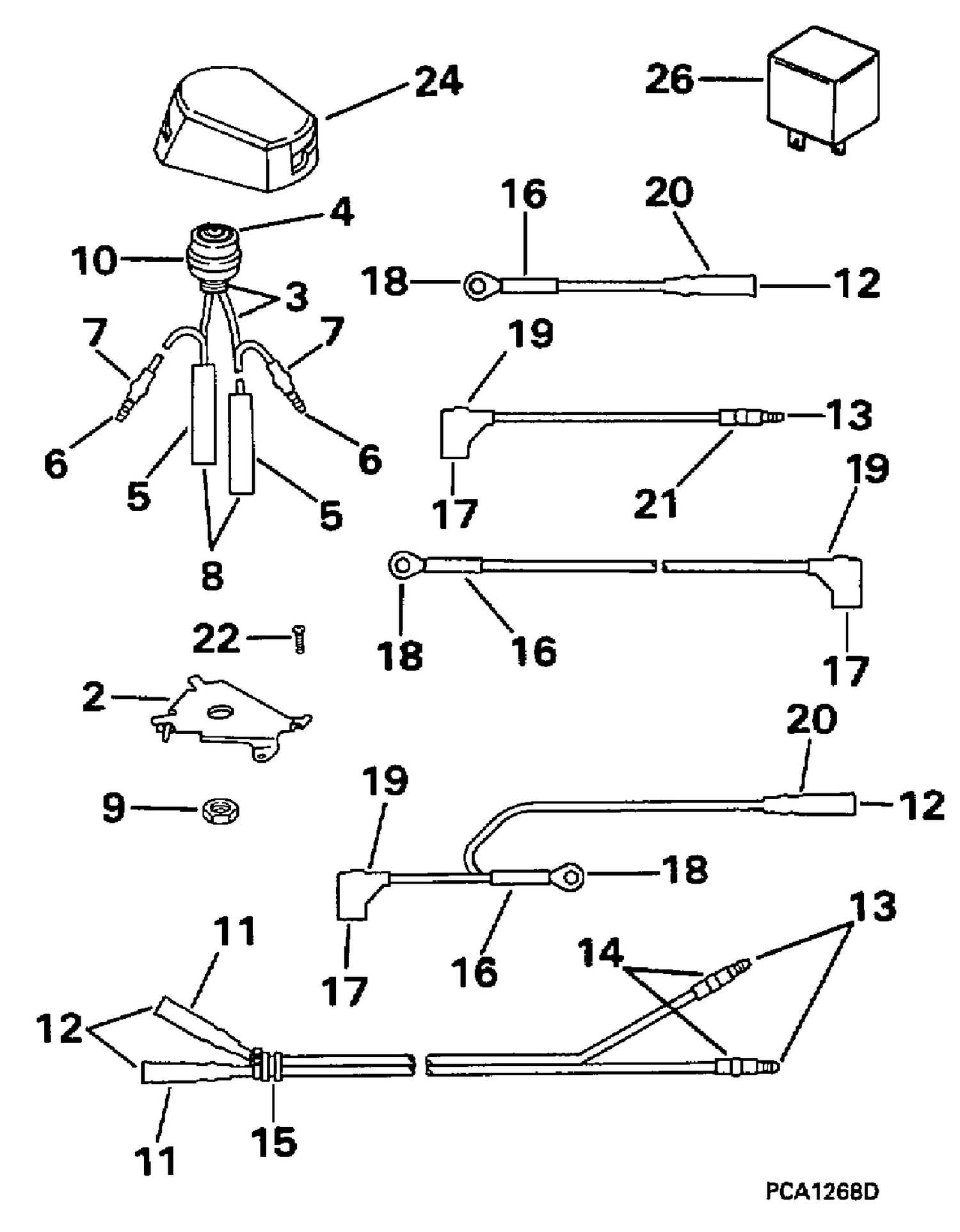 REMOTE SWITCH KIT - TROLLING MOTOR