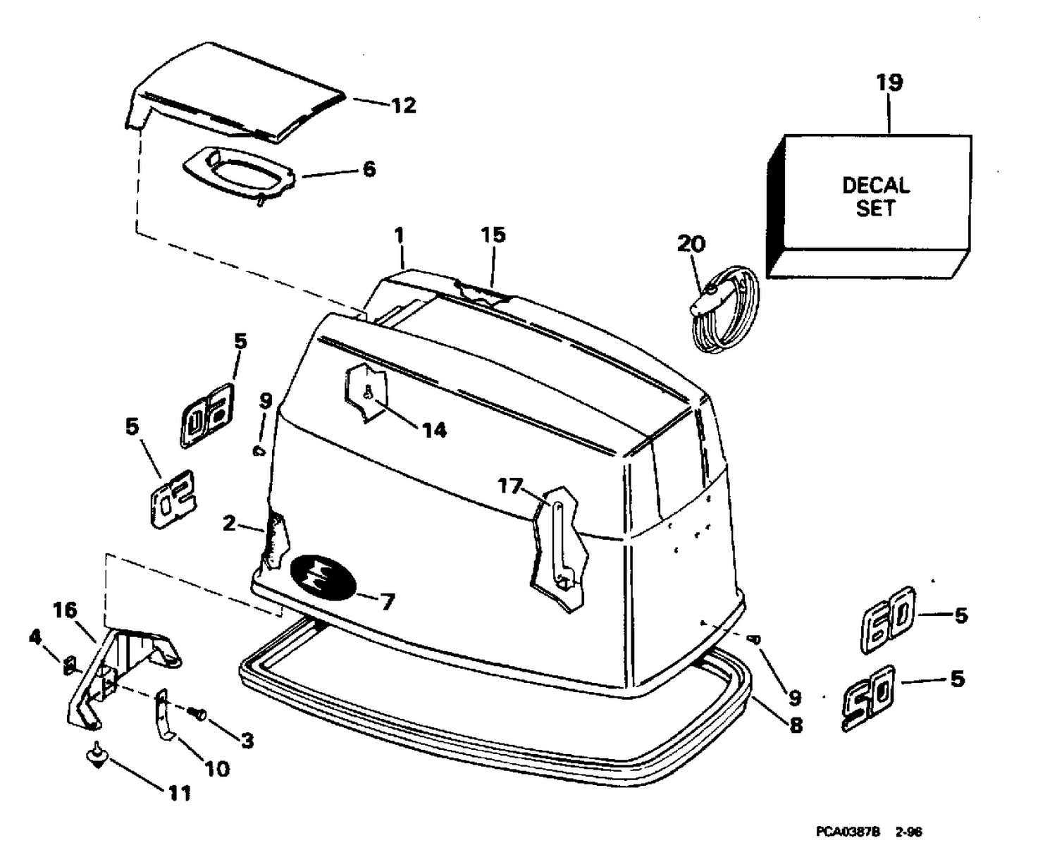 ENGINE COVER - EVINRUDE