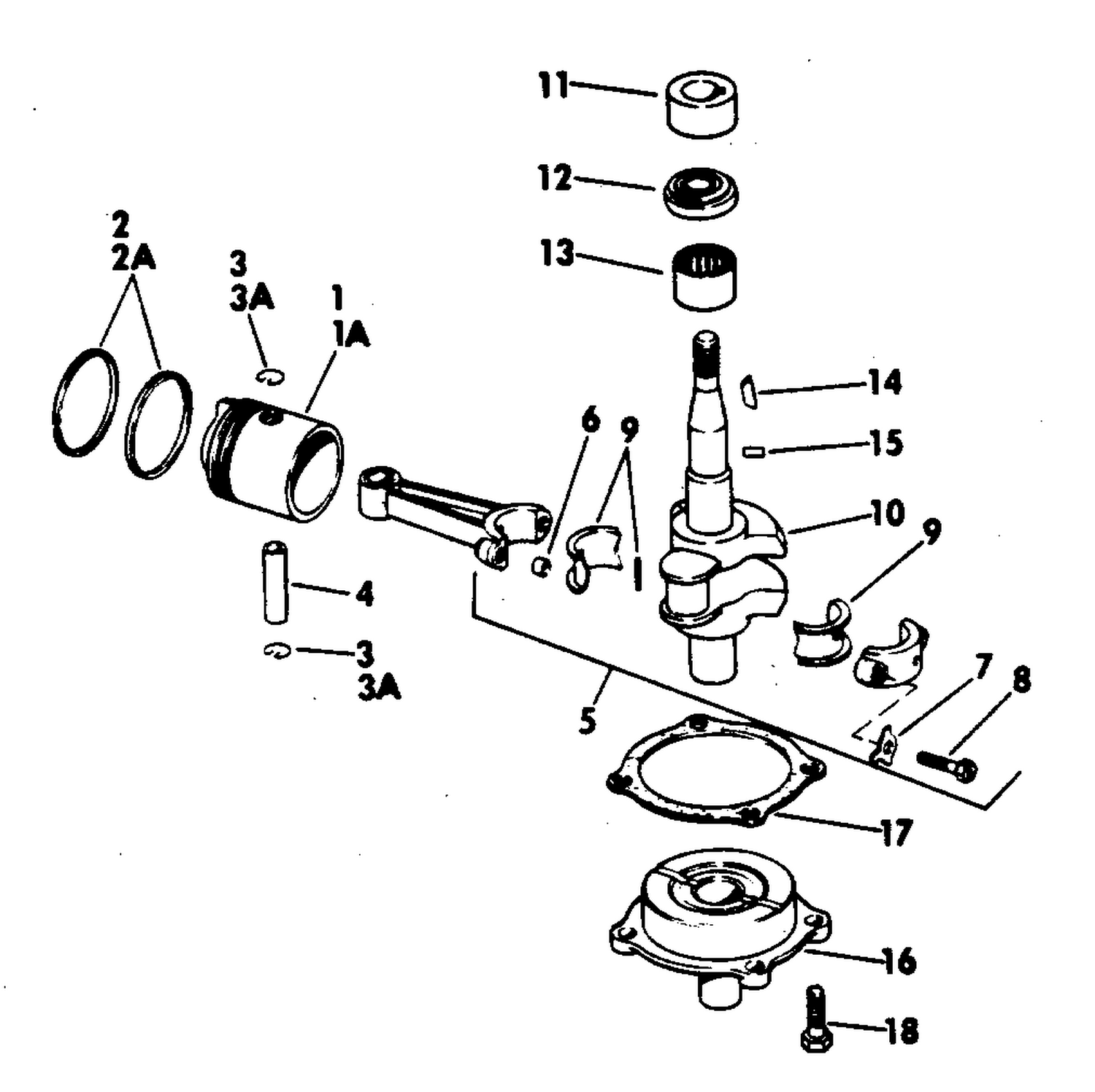 CRANKSHAFT & PISTON