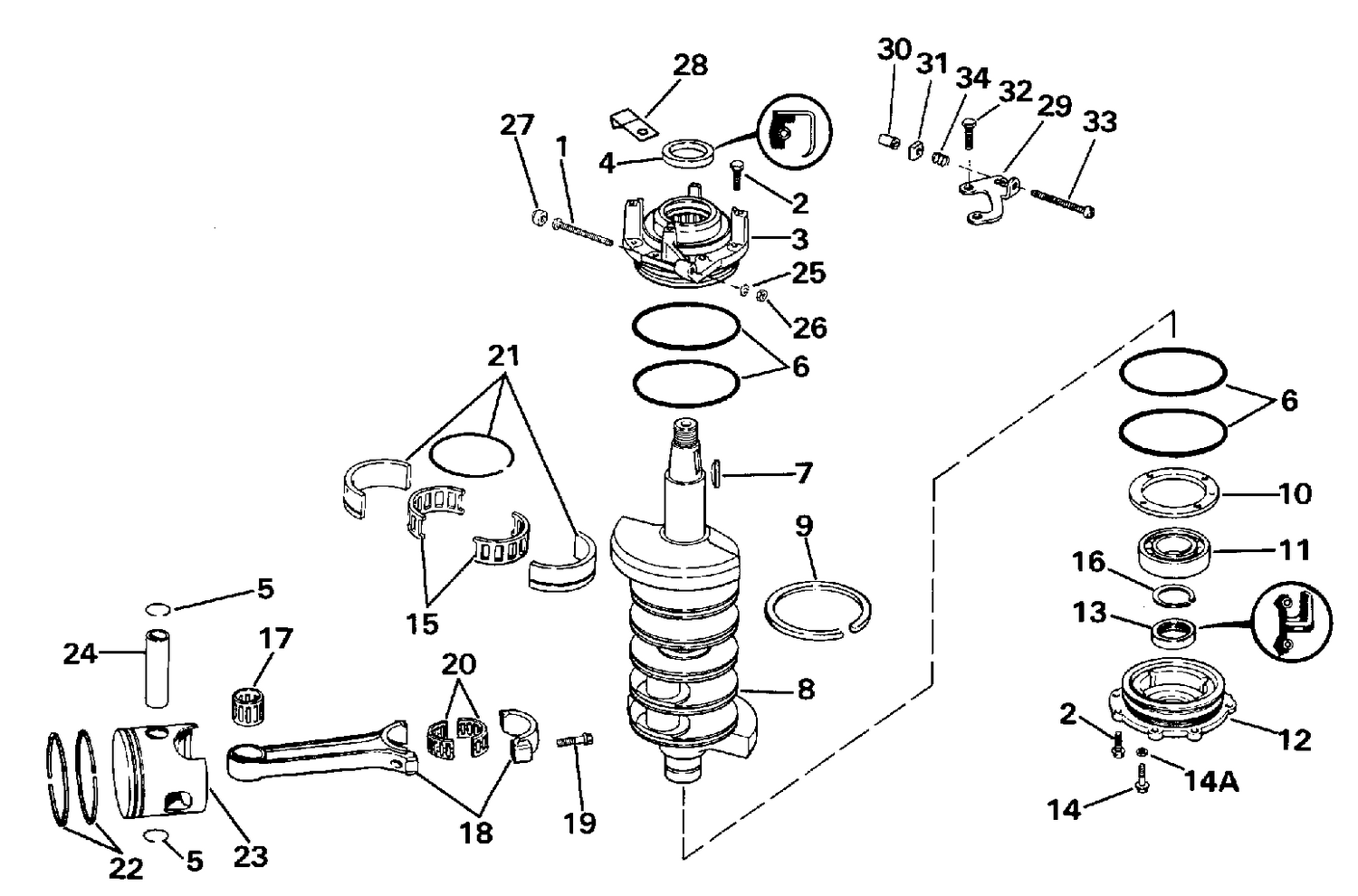 CRANKSHAFT & PISTON