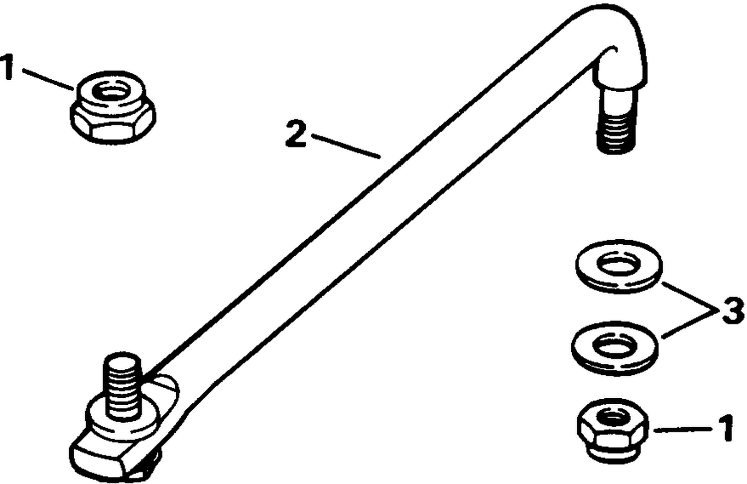 STEERING LINK KIT (W/POWER TRIM & TILT)