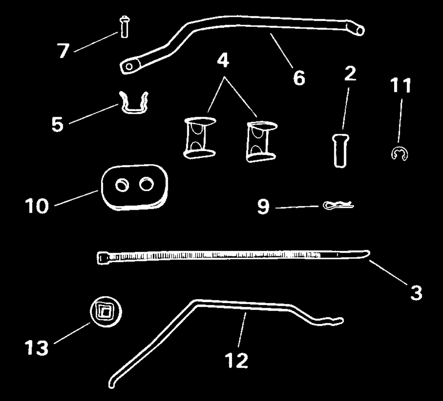 REMOTE CONTROL ADAPTER KIT -- 5, 6 (4-STROKE)