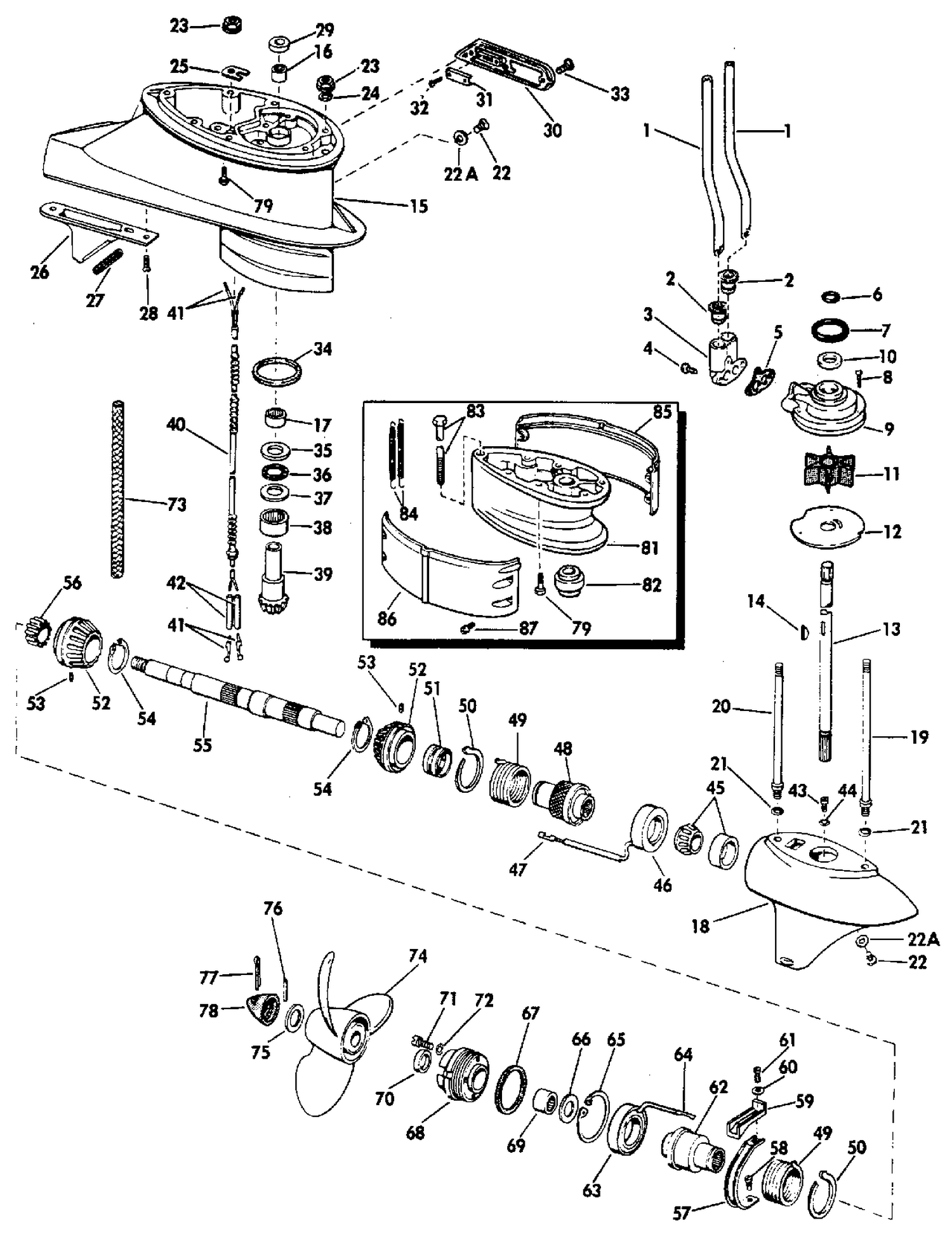 GEARCASE GROUP ELECTRIC SHIFT