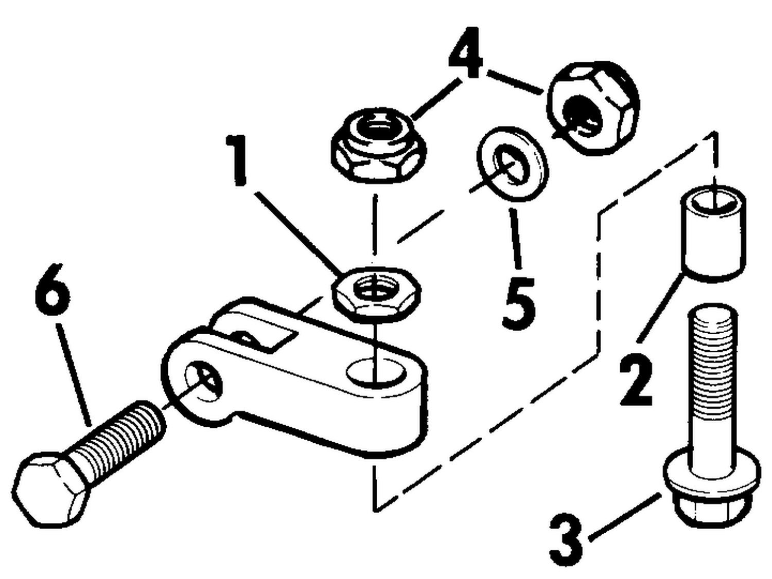 STEERING BOLT AND CLEVIS ASSEMBLY KIT