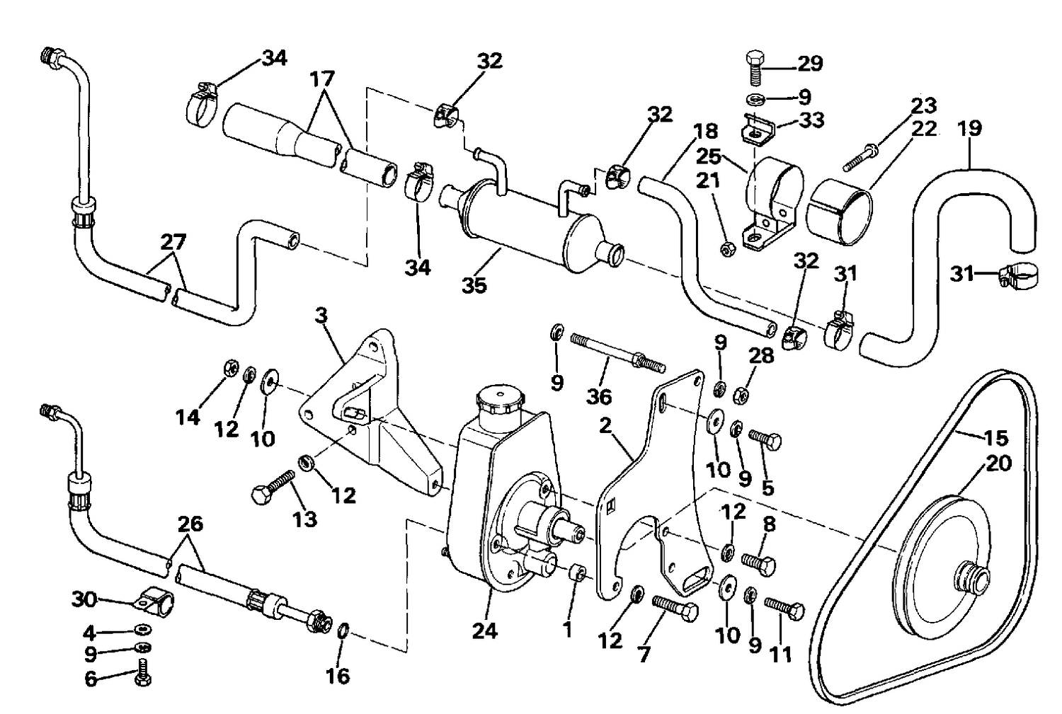 POWER STEERING PUMP