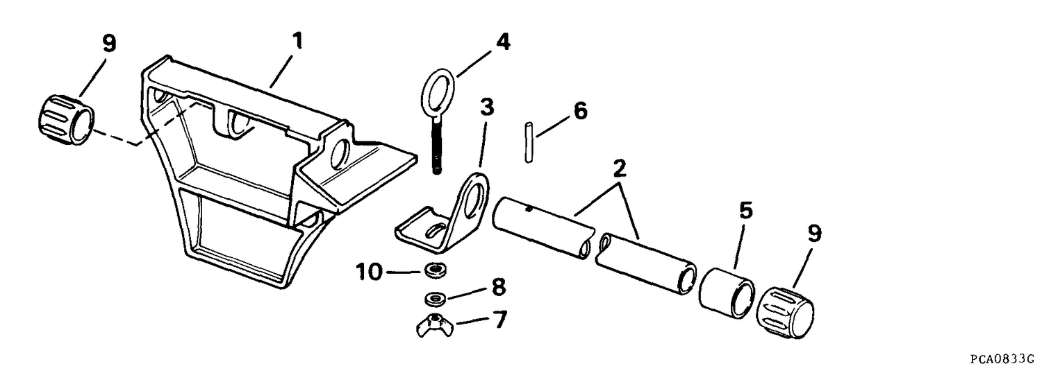 CANOE MOTOR BRACKET KIT