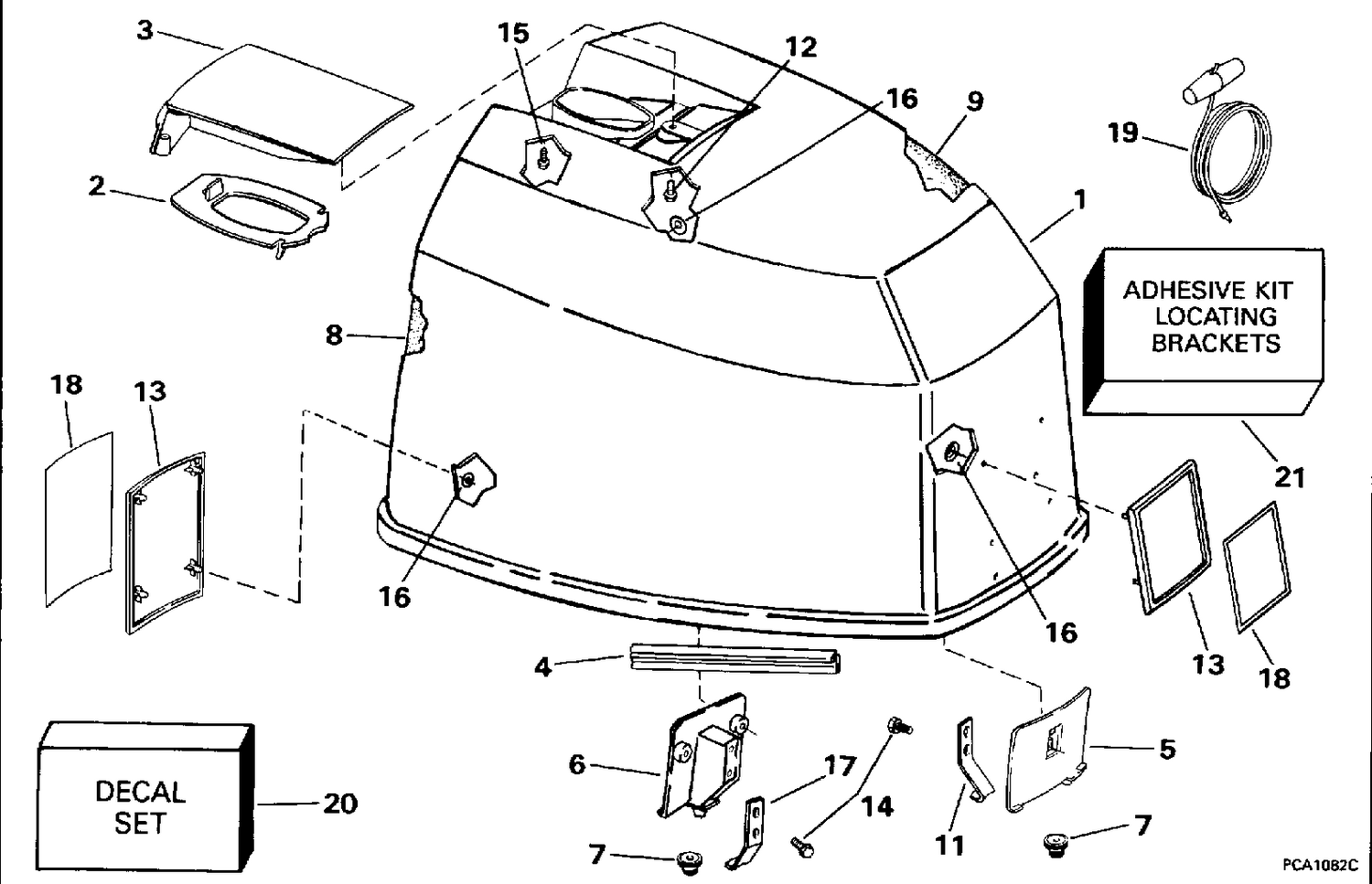 ENGINE COVER - EVINRUDE