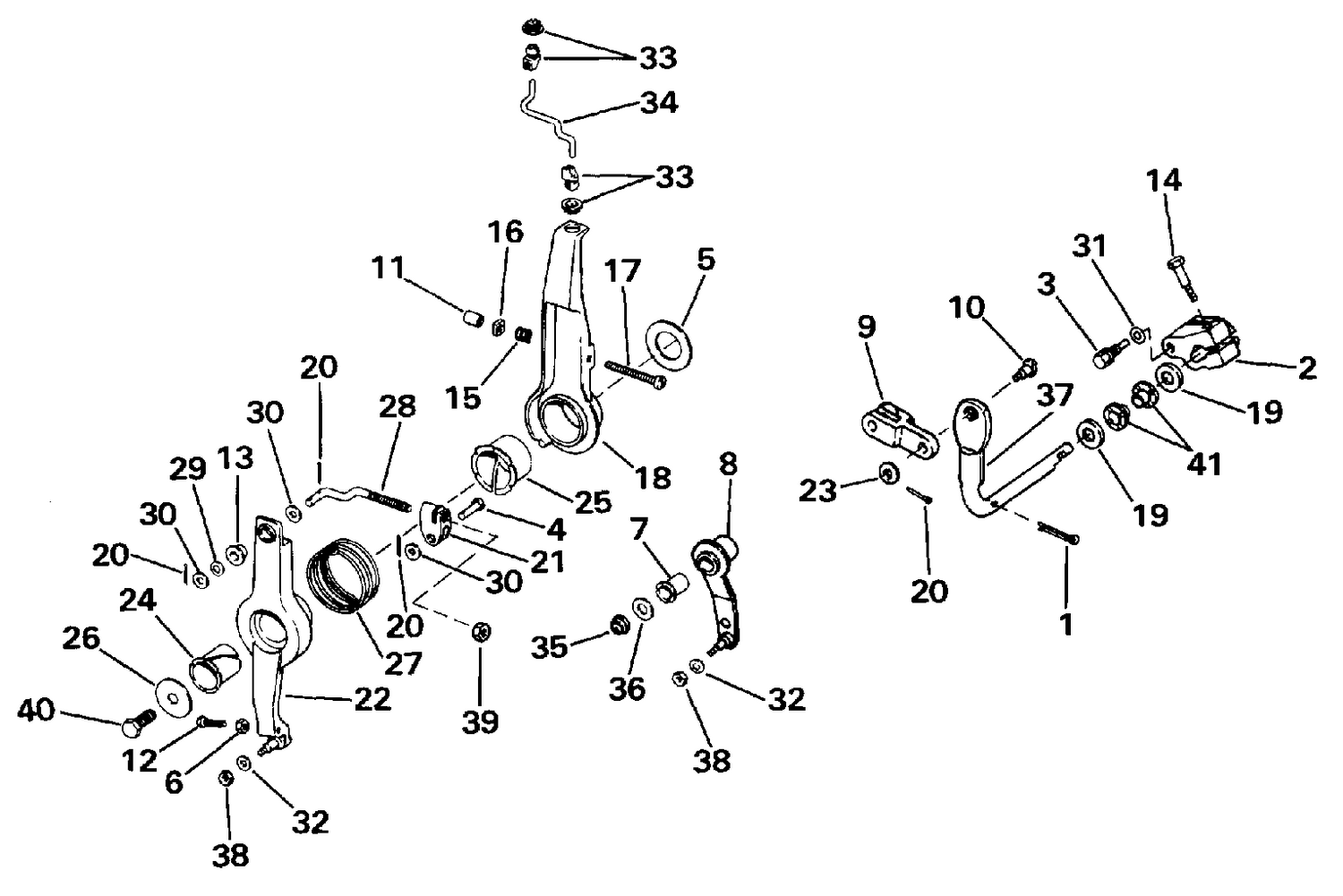 THROTTLE & SHIFT LINKAGE