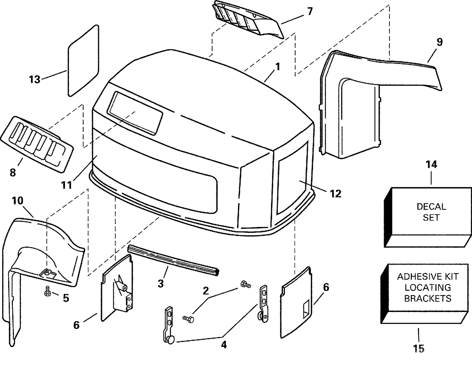 ENGINE COVER - 105WP MODELS