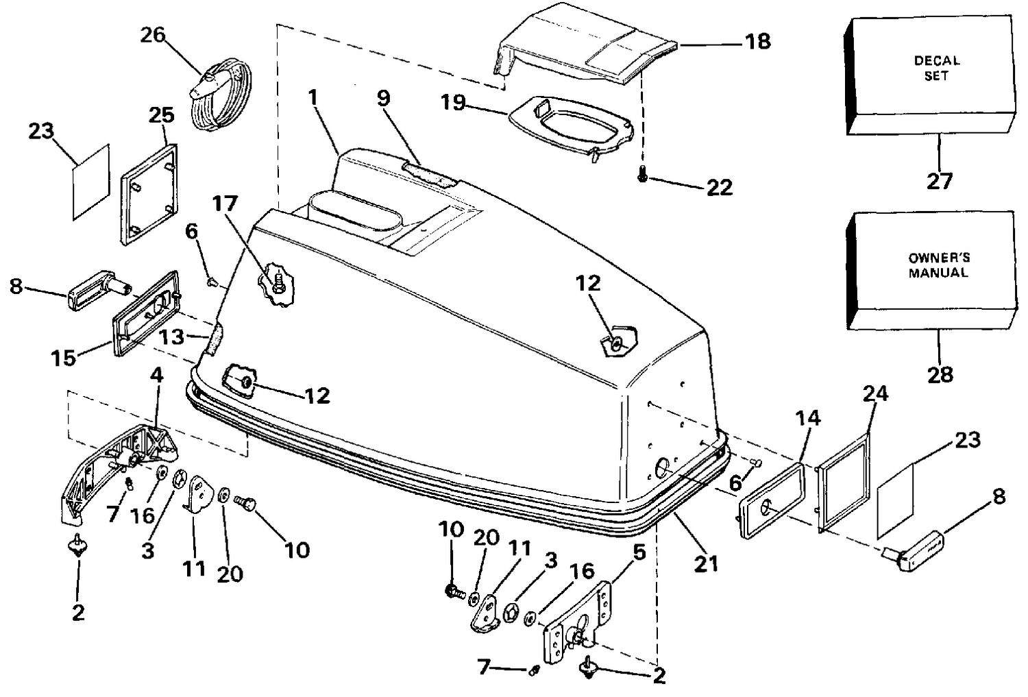 ENGINE COVER - JOHNSON