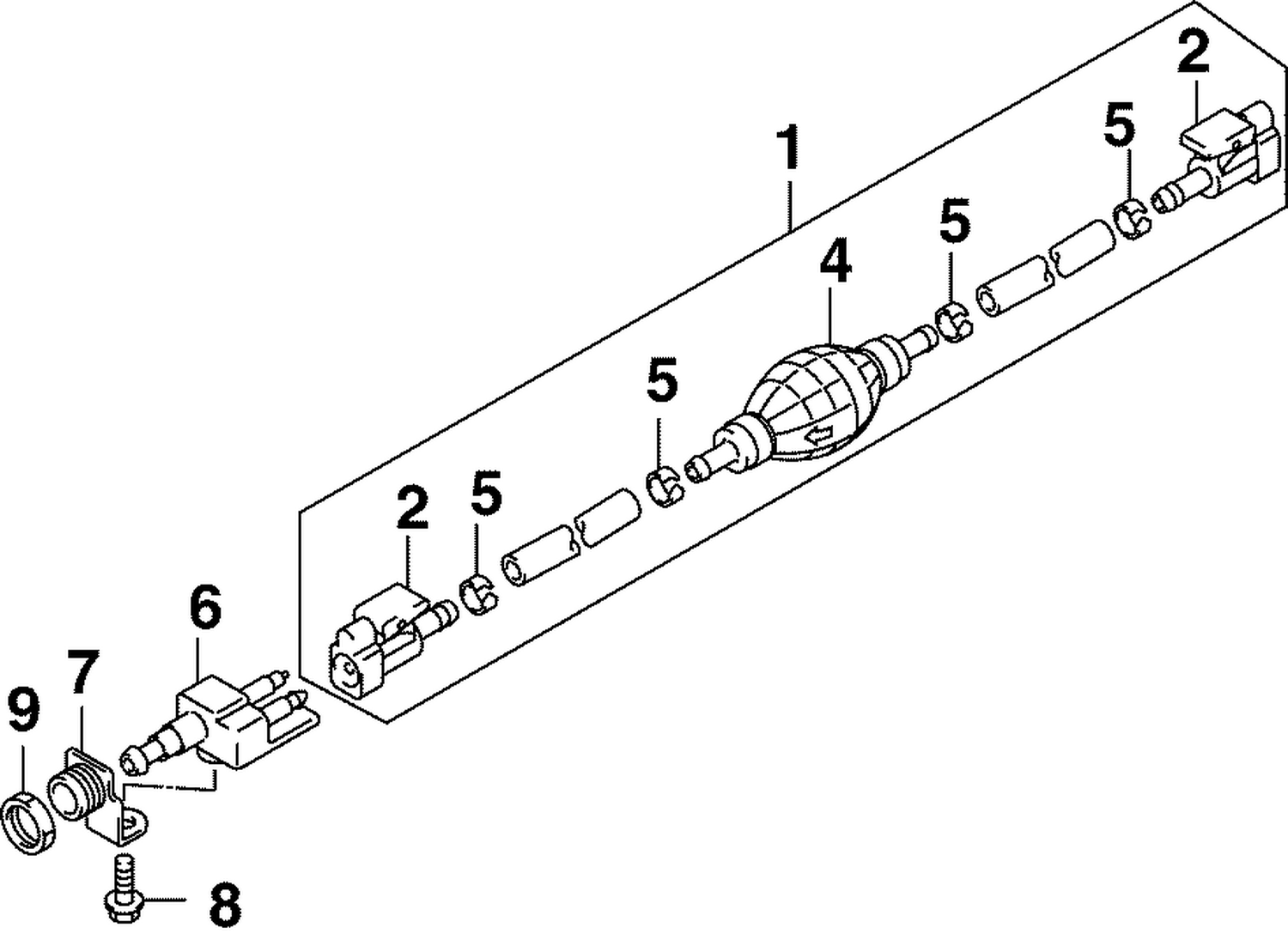 FUEL HOSE & PRIMER BULB