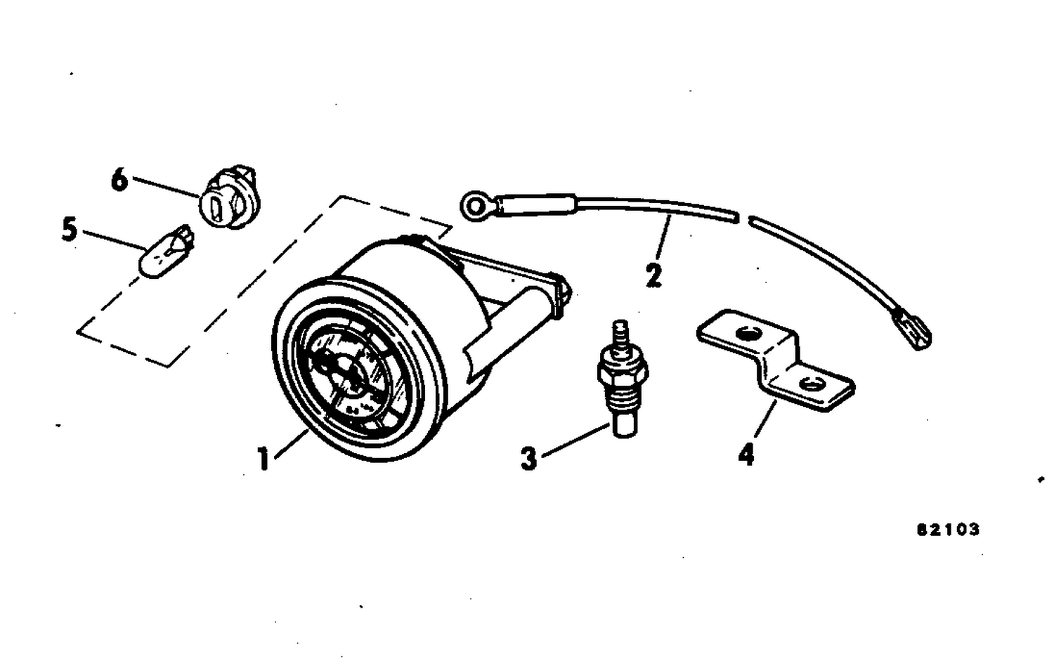 OUTBOARD WATER TEMP GAUGE KIT