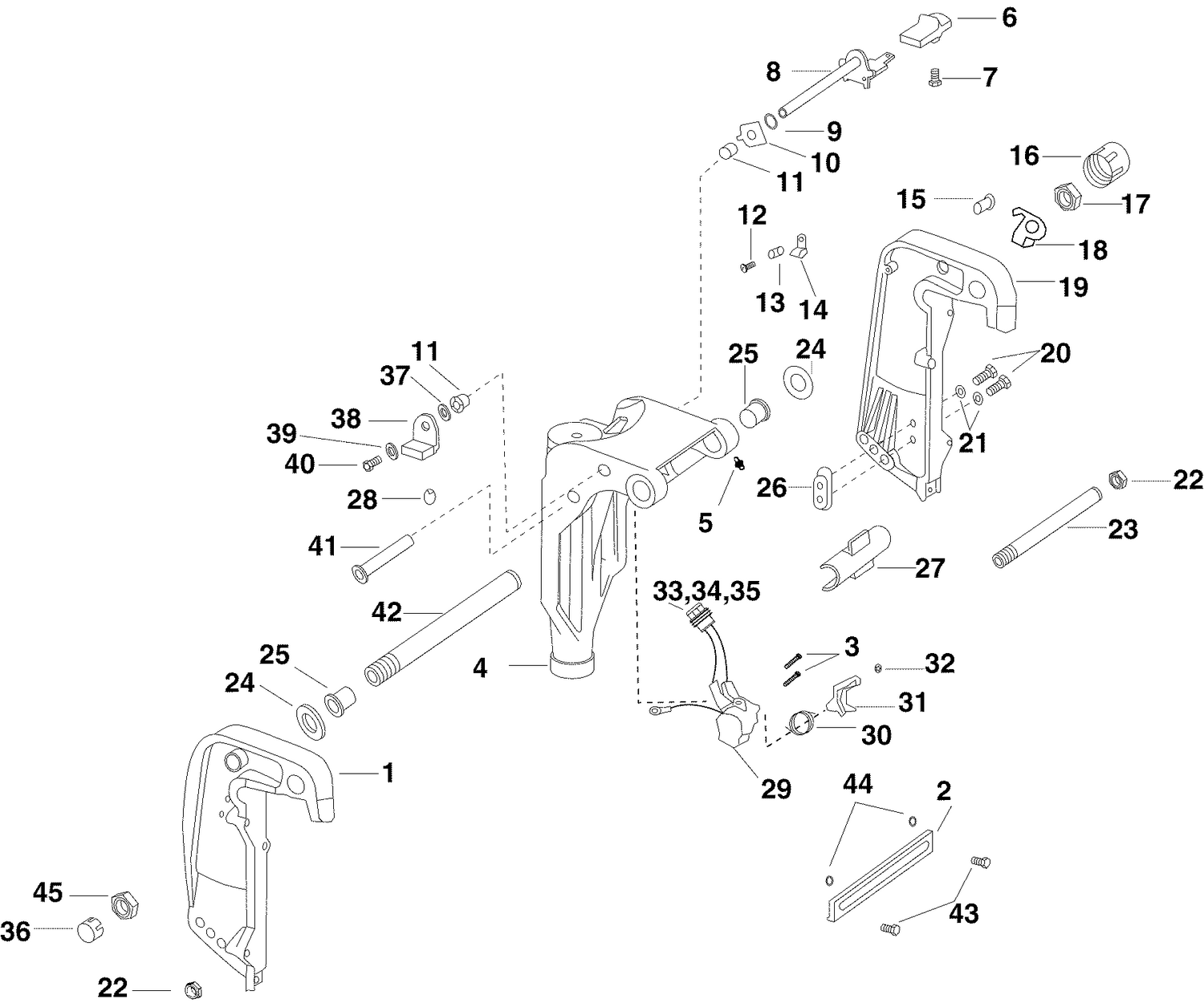 SWIVEL BRACKET (DP MODEL)