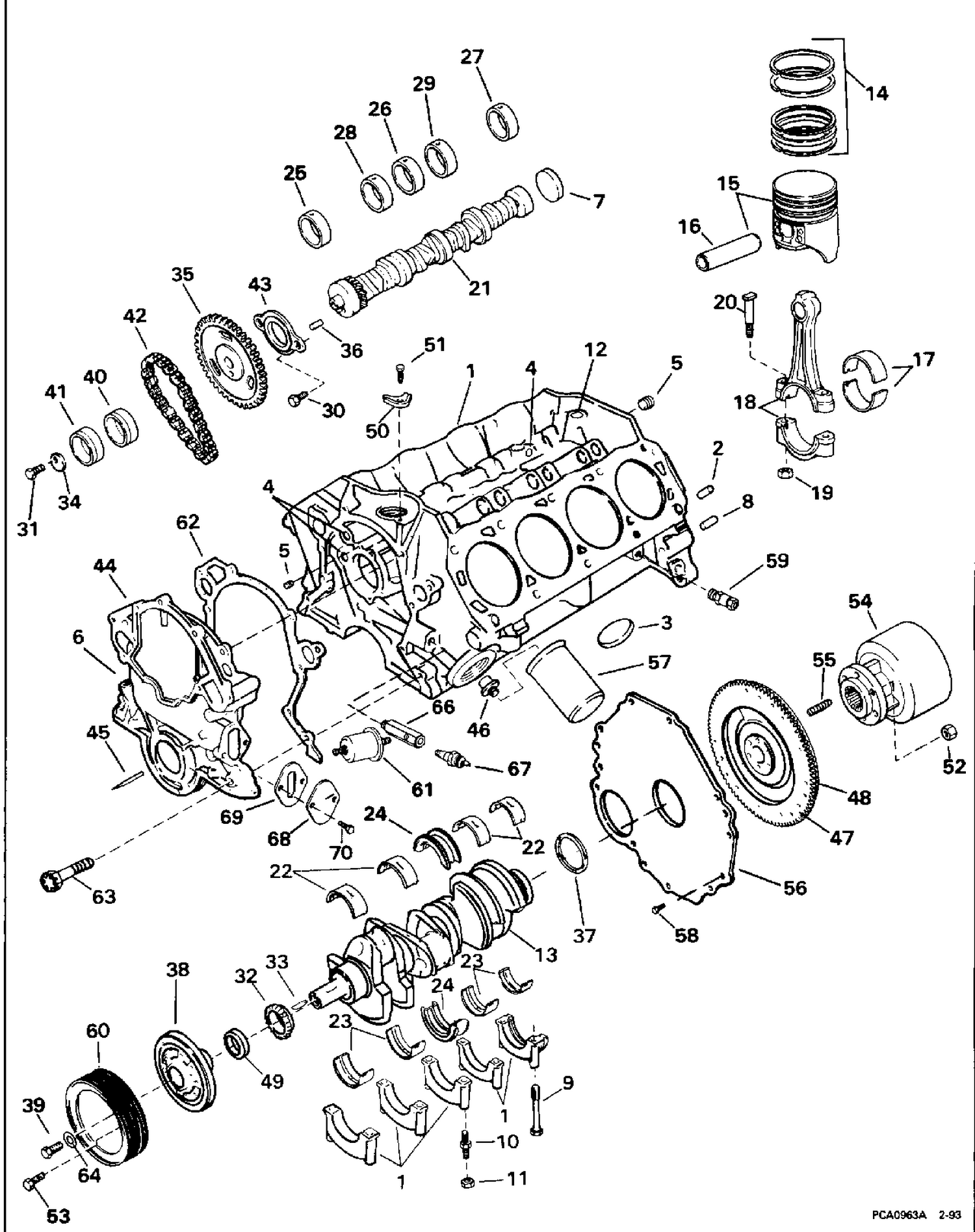 CRANKCASE - 5.8 LITRE