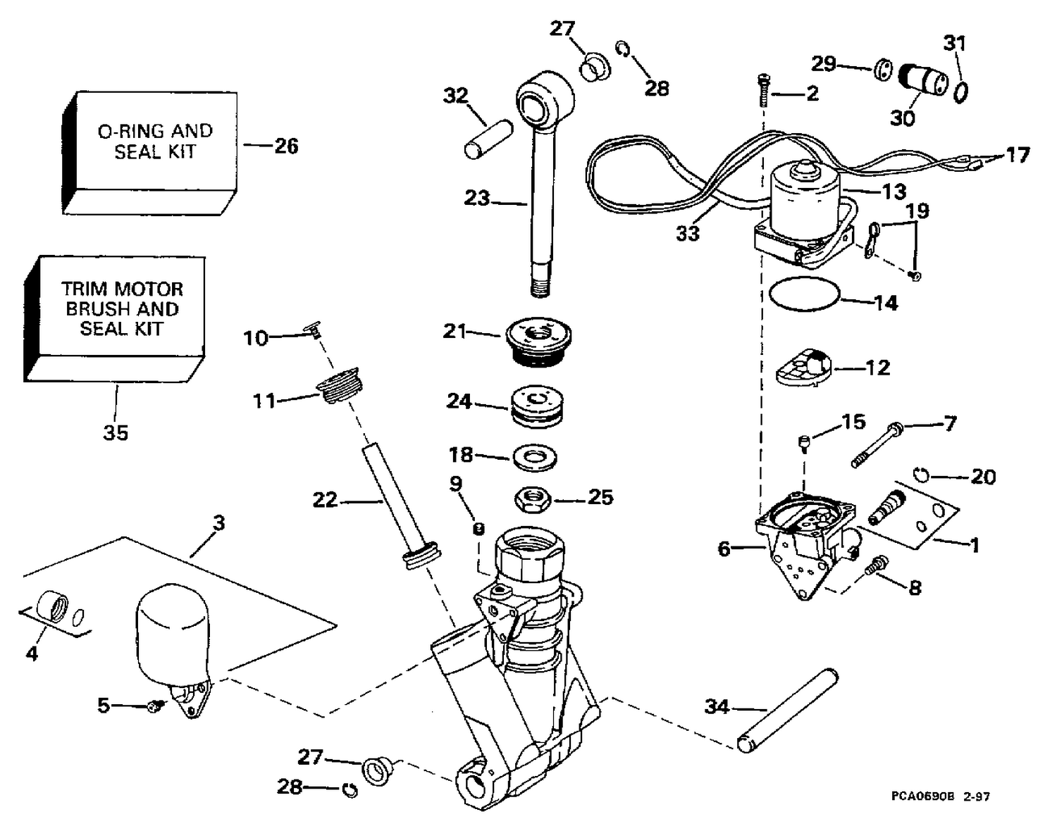 POWER TRIM/TILT HYDRAULIC ASSEMBLY
