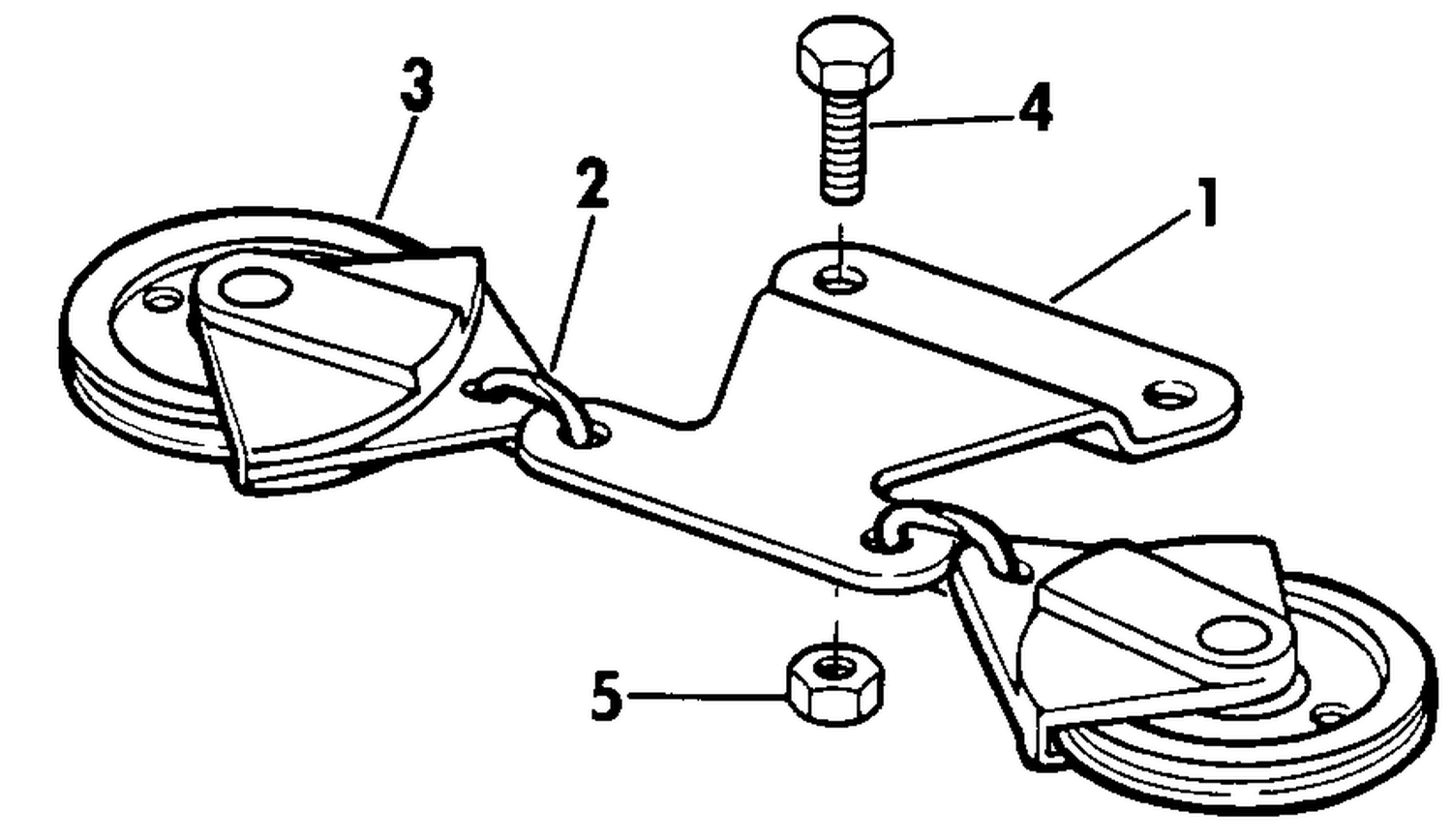 STEERING CONNECTOR KIT - CABLE PULLEY - 20, 25, 30 35