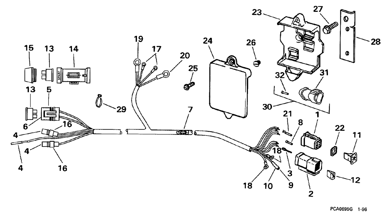 MOTOR CABLE ASSEMBLY