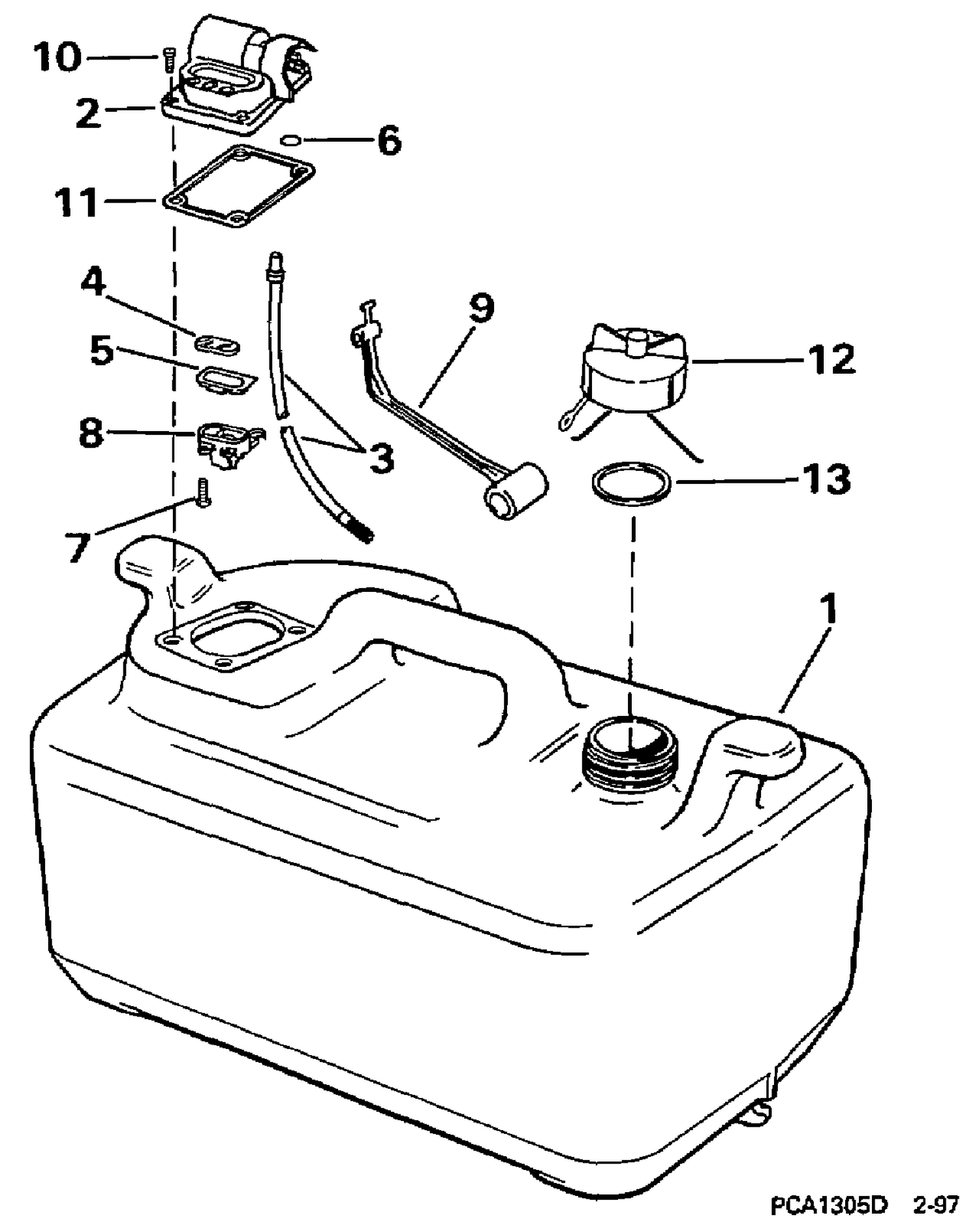 FUEL TANK - 6 GALLON