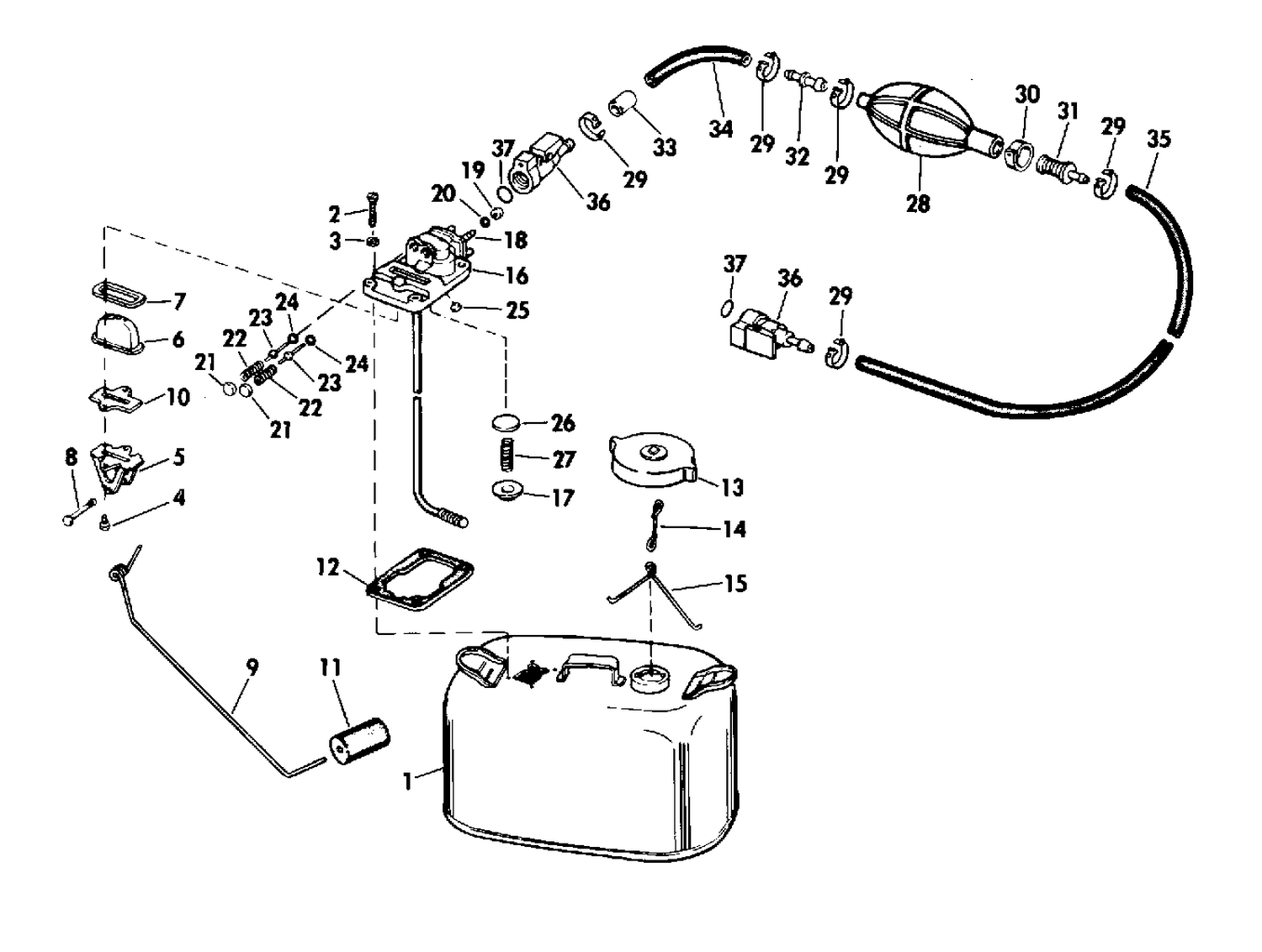 FUEL TANK - 6 GALLON