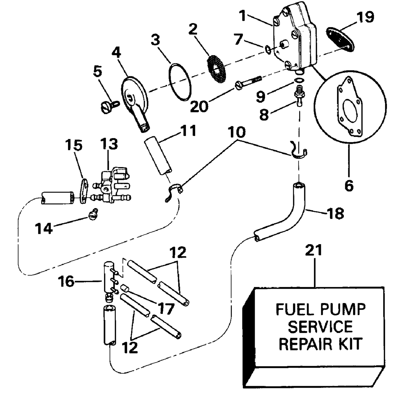 FUEL PUMP AND FILTER