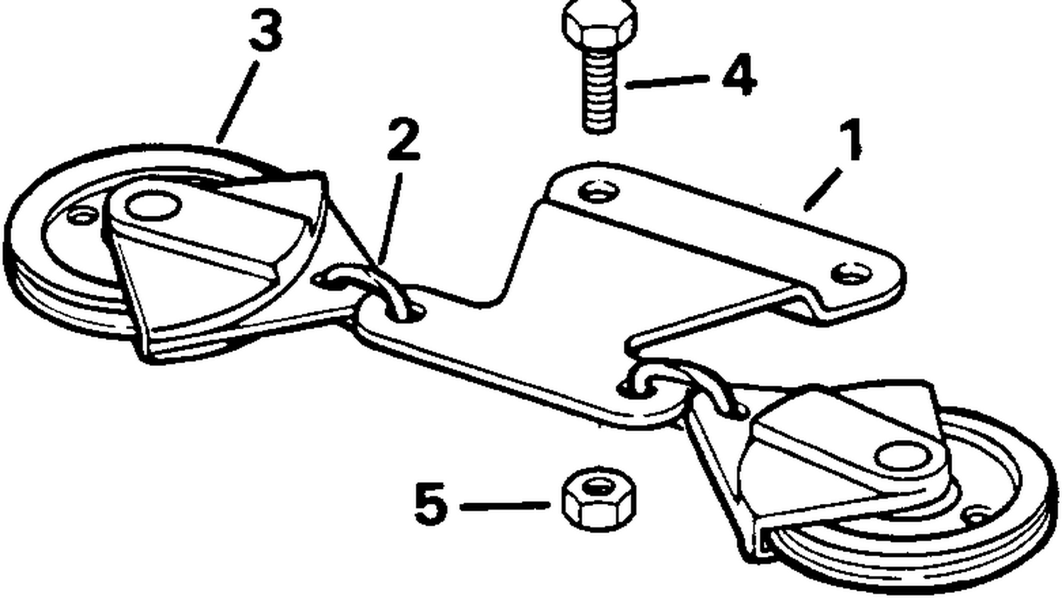 STEERING CONNECTOR KIT - CABLE PULLEY - 20, 25, 30 35