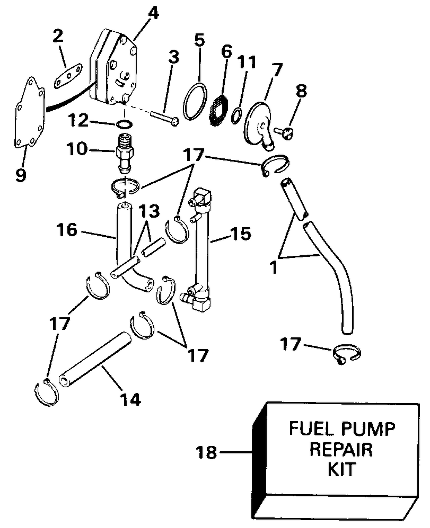 FUEL PUMP - 88 MODELS