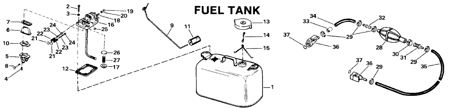 FUEL TANK WITH GAUGE