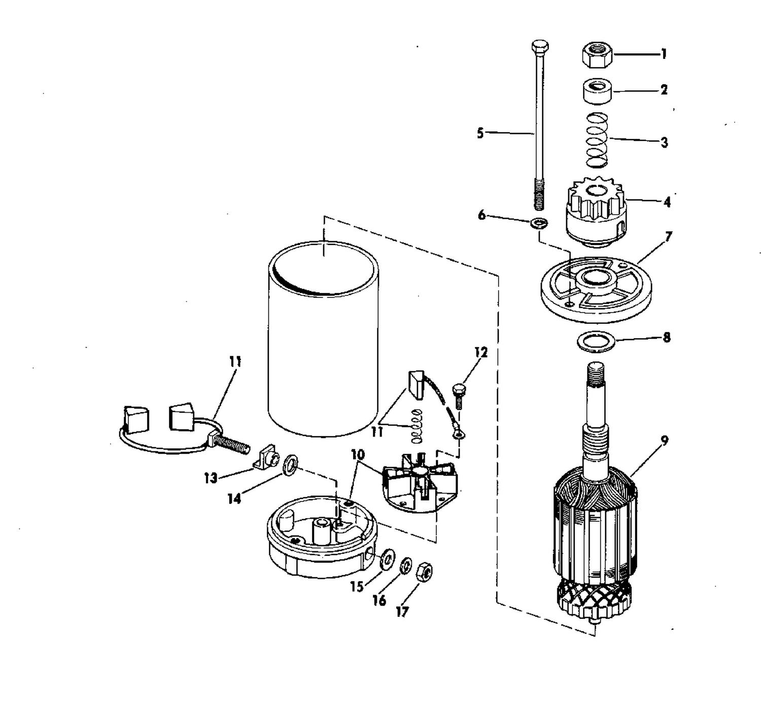 ELECTRIC STARTER AMERICAN BOSCH 10629-23-MO30SM