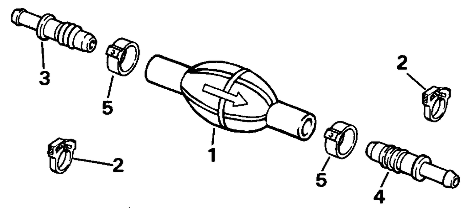 PRIMER BULB KIT - 3/8 IN. I.D. HOSE