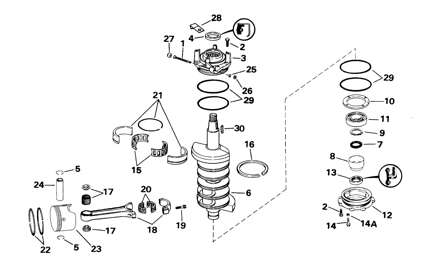 CRANKSHAFT & PISTON
