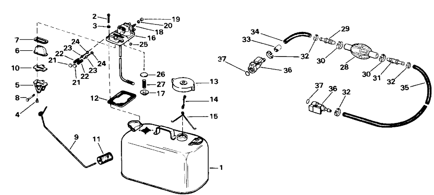 FUEL TANK WITH GAUGE