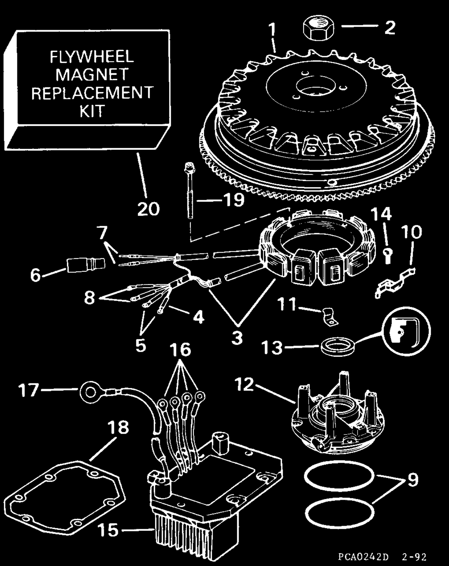 35 AMP ALTERNATOR KIT -- 130 & 125E