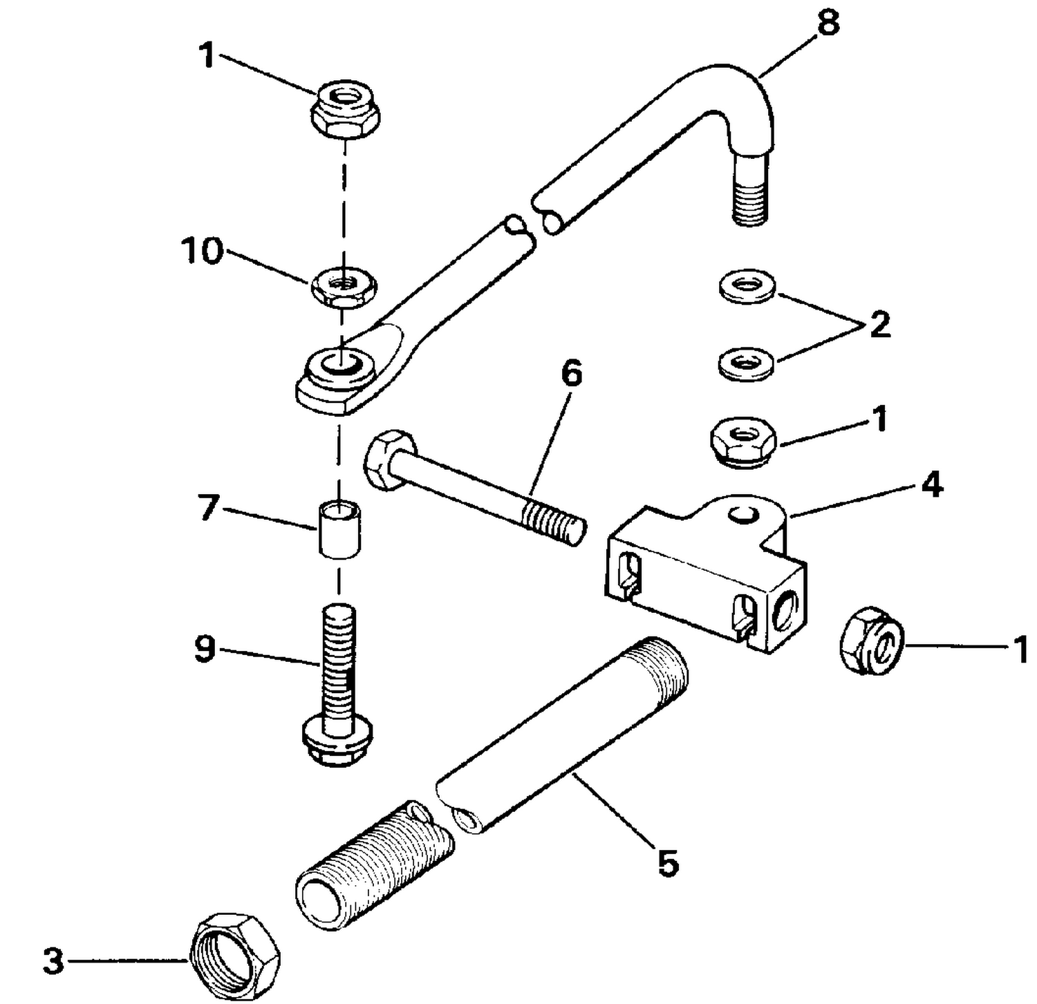 DUAL CABLE STEERING CONNECTOR KIT-PARALLEL ENTRY