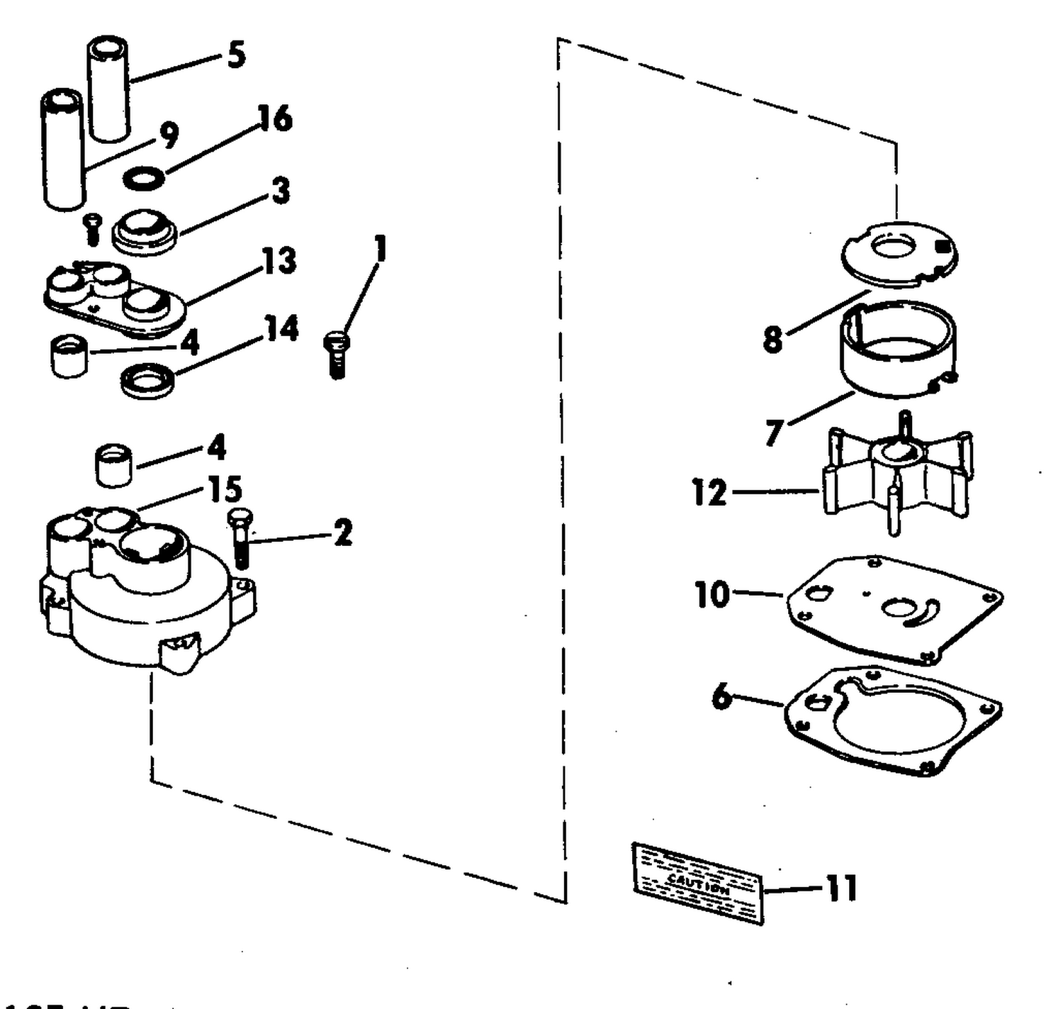 CHROME PUMP KITS 65 HP