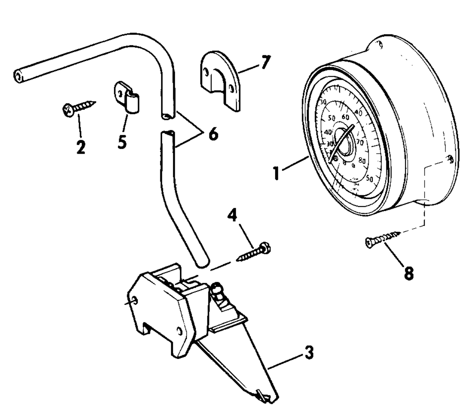 SPEEDOMETER KIT - SURFACE MOUNT
