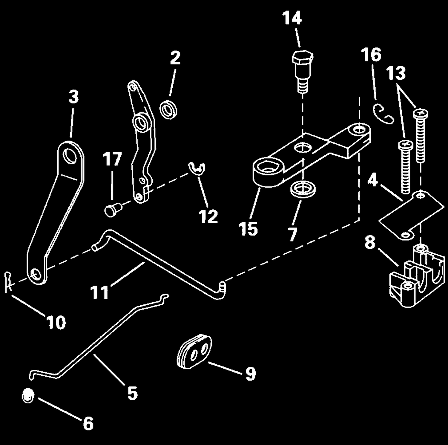 REMOTE CONTROL ADAPTER KIT -- 8, 9.9 (211CC 4-STROKE)