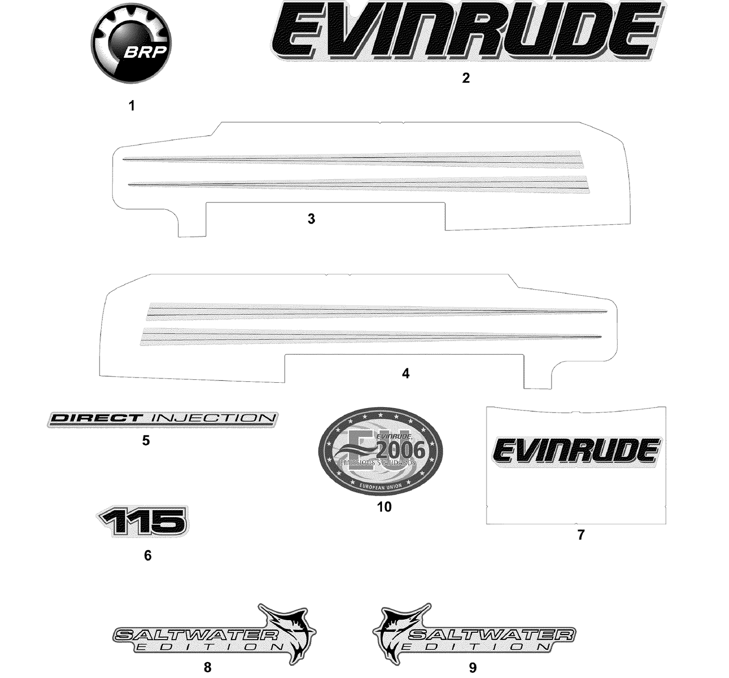 DECALS WHITE MODELS