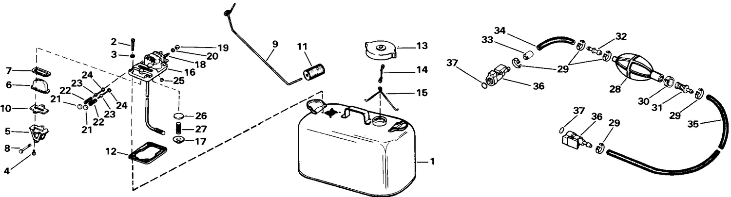 FUEL TANK WITH GAUGE