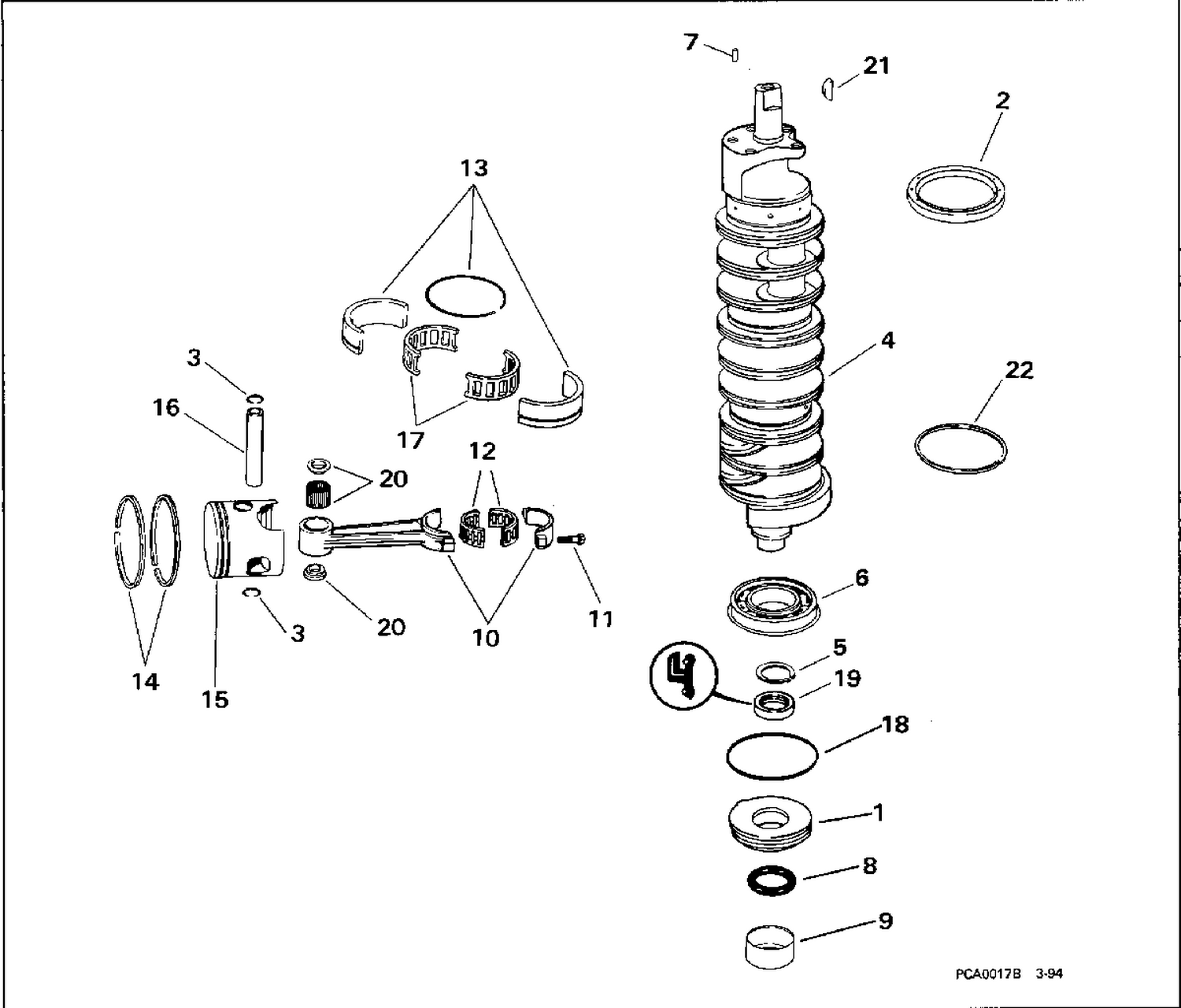 CRANKSHAFT & PISTON