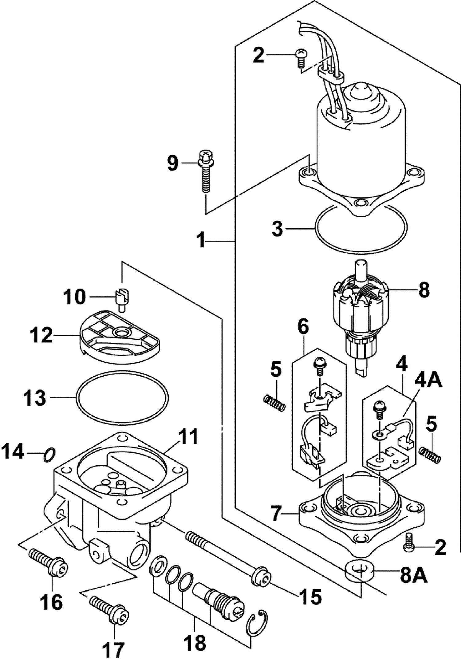 TRIM MOTOR