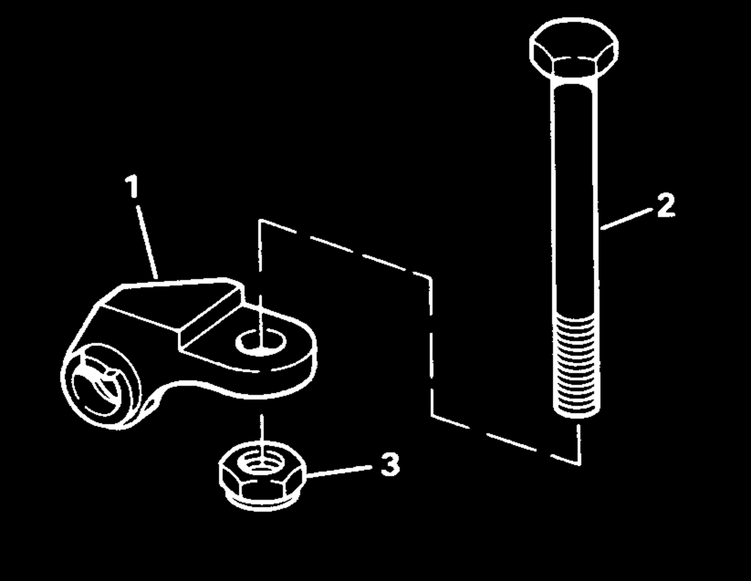 ADAPTER KIT -- AUXILIARY MOTOR STEERING -- TO DUAL CABLE