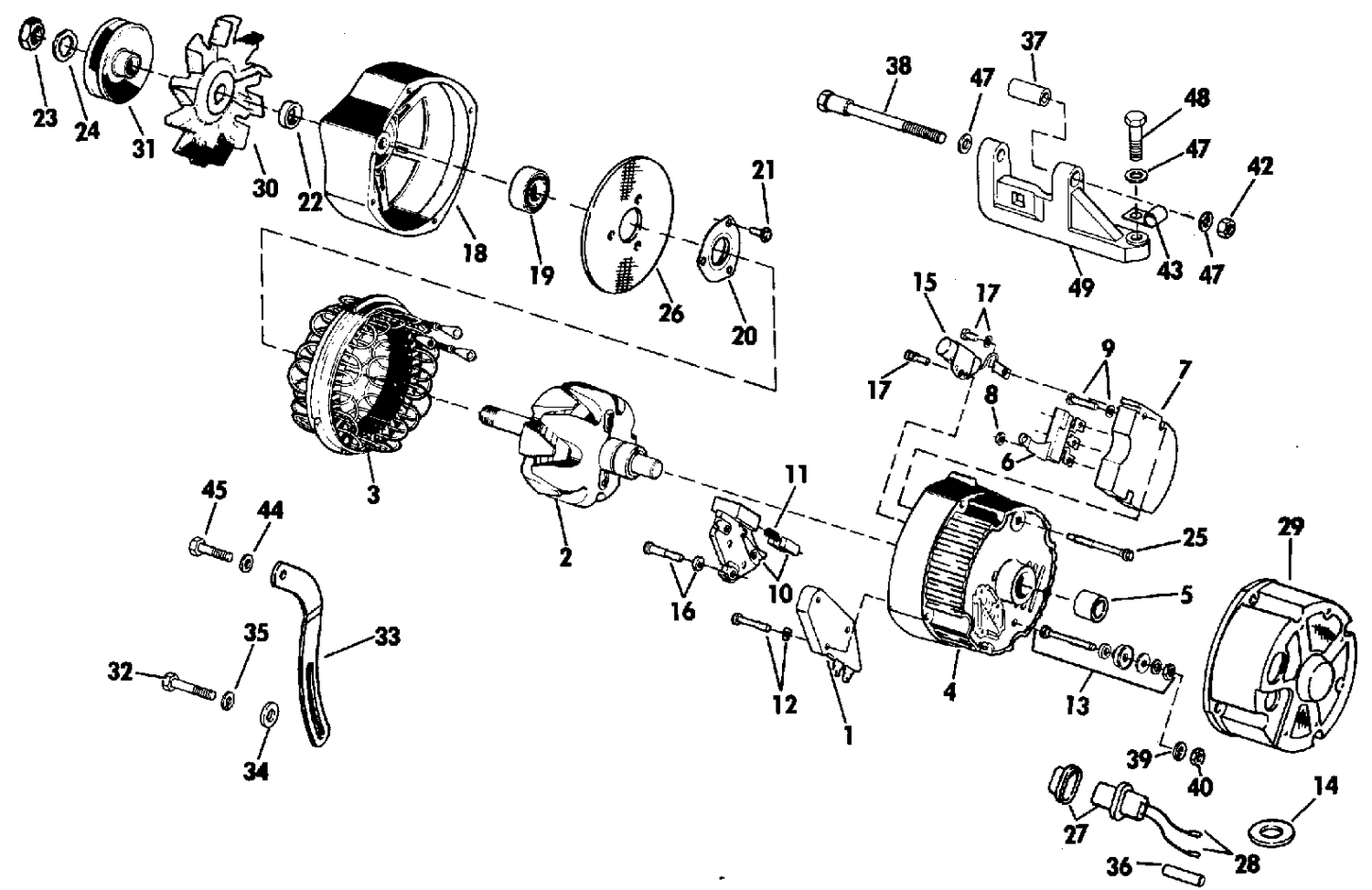 ALTERNATOR DELCO REMY